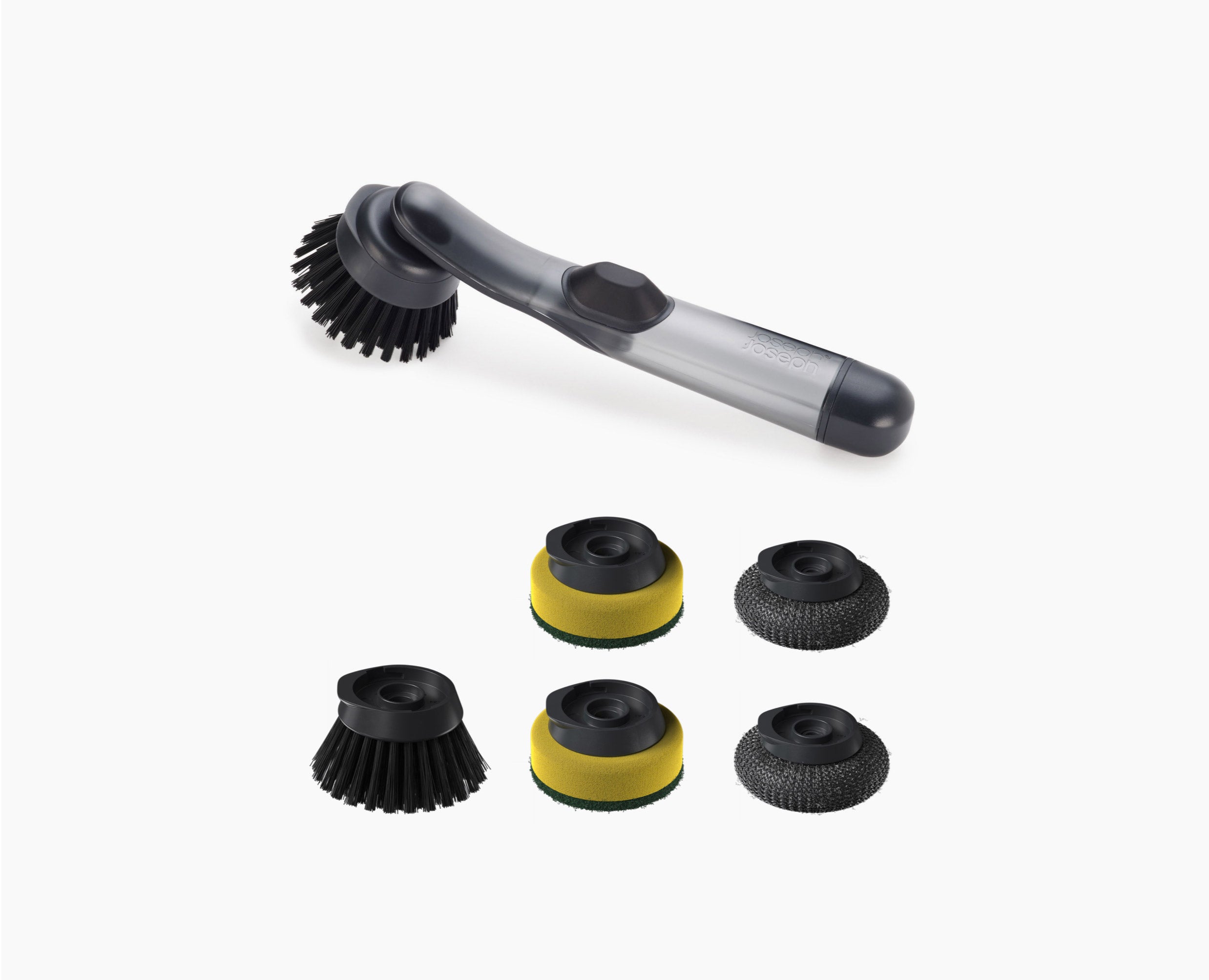 SinkTech™ Soap Dispensing Washing-Up Brush with Replacement Head &amp; Extra Heads