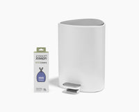 EasyStore™ 5L Gloss White Bathroom Bin Starter Set
