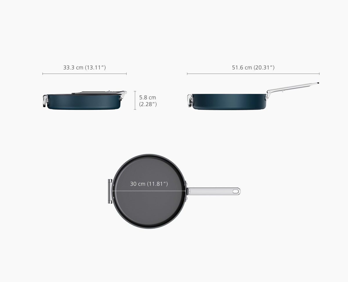Shallow Pan Box Space™ Non-Stick Shallow Frying Pan 30cm | Joseph Joseph UK