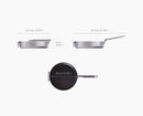 Space Steel Folding Handle Non-Stick 28cm Frying Pan
