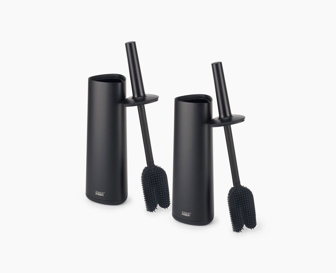 Flex™ 360 Black Toilet Brush Set (2 pack) | Joseph Joseph UK