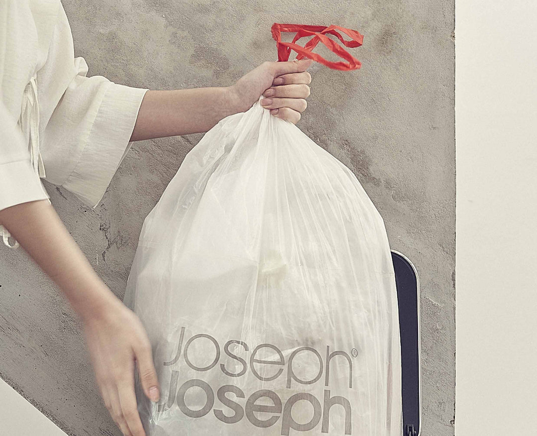 IW5 Extra Strong 20 Clear Bin Liners up to 60L Joseph Joseph
