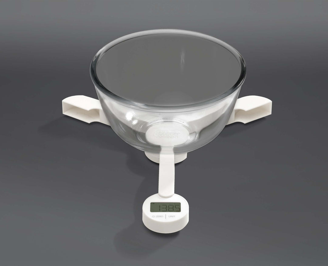TriScale™ Digital Kitchen Scales - White | Joseph Joseph UK