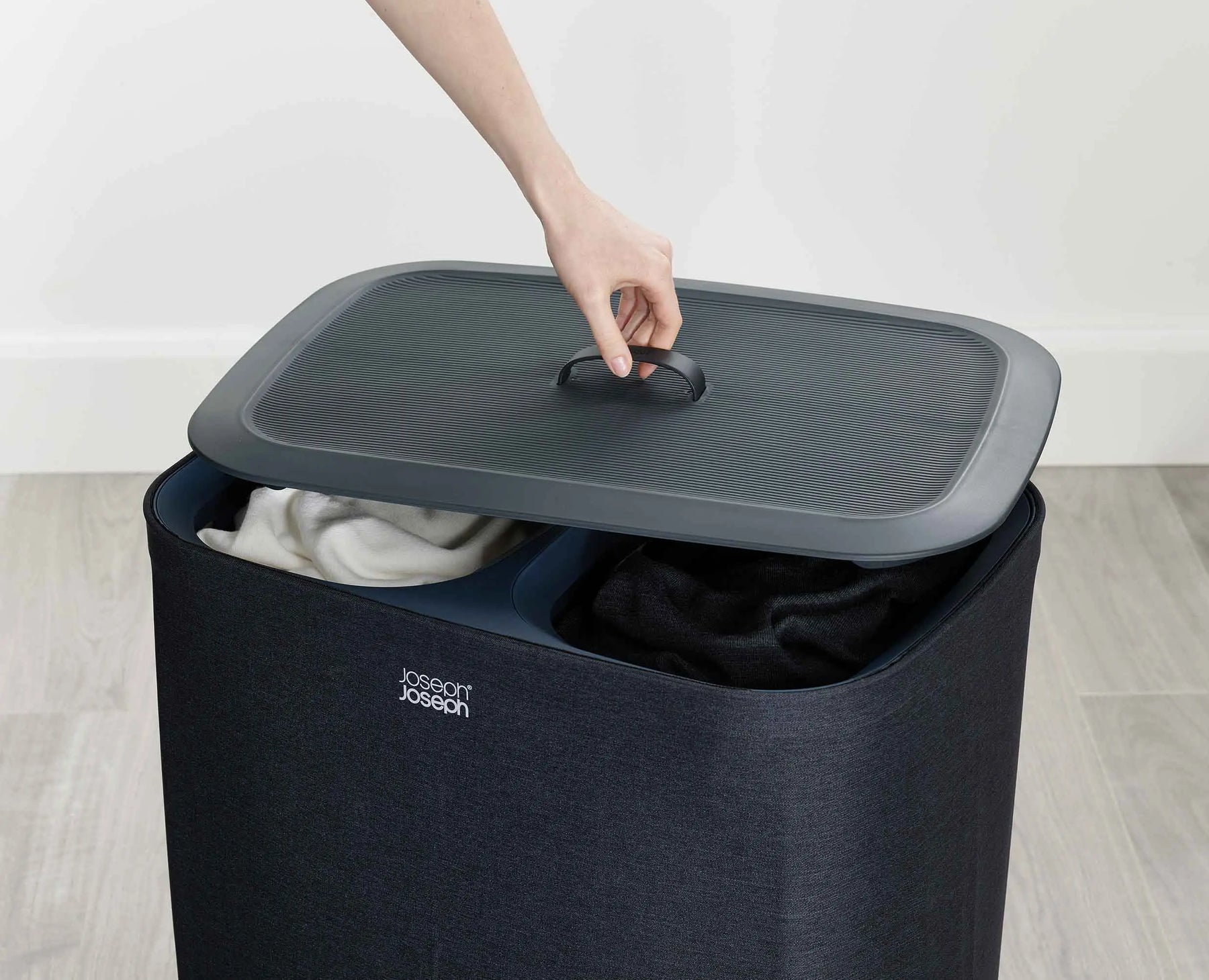 Black online linen bin