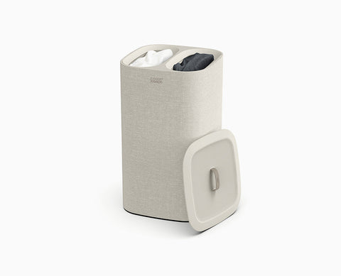 Tota Twin Ecru Laundry Separation Basket