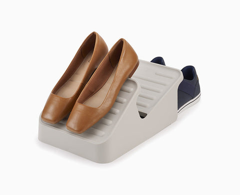 Shoe In™ Space saving Ecru Shoe Rack