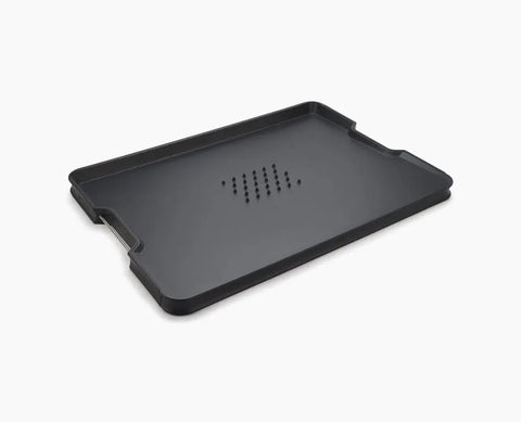 Cut&Carve™ Plus Multi-function Black Chopping Board