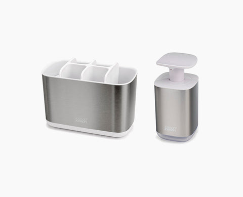 2 piece Stainless steel Bathroom Sink Set