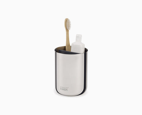 EasyStore™ Luxe Stainless steel Toothbrush Caddy