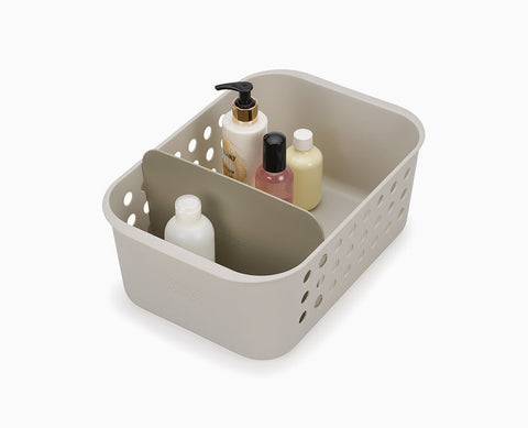 EasyStore™ Large Ecru Bathroom Storage Basket