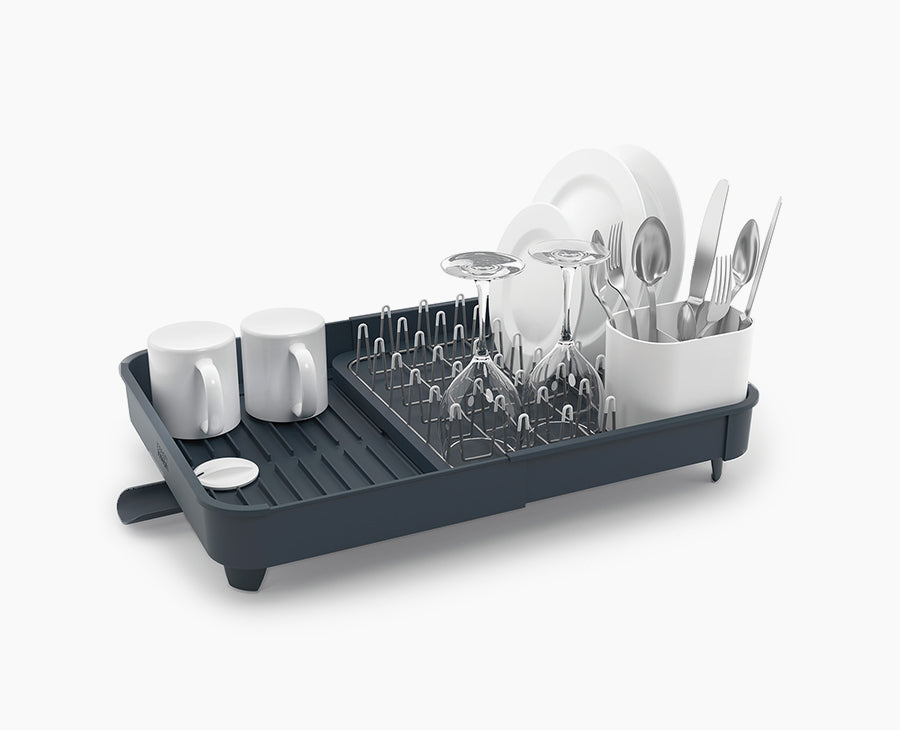 Extend™ Expandable Dish Drainer Grey Joseph Joseph