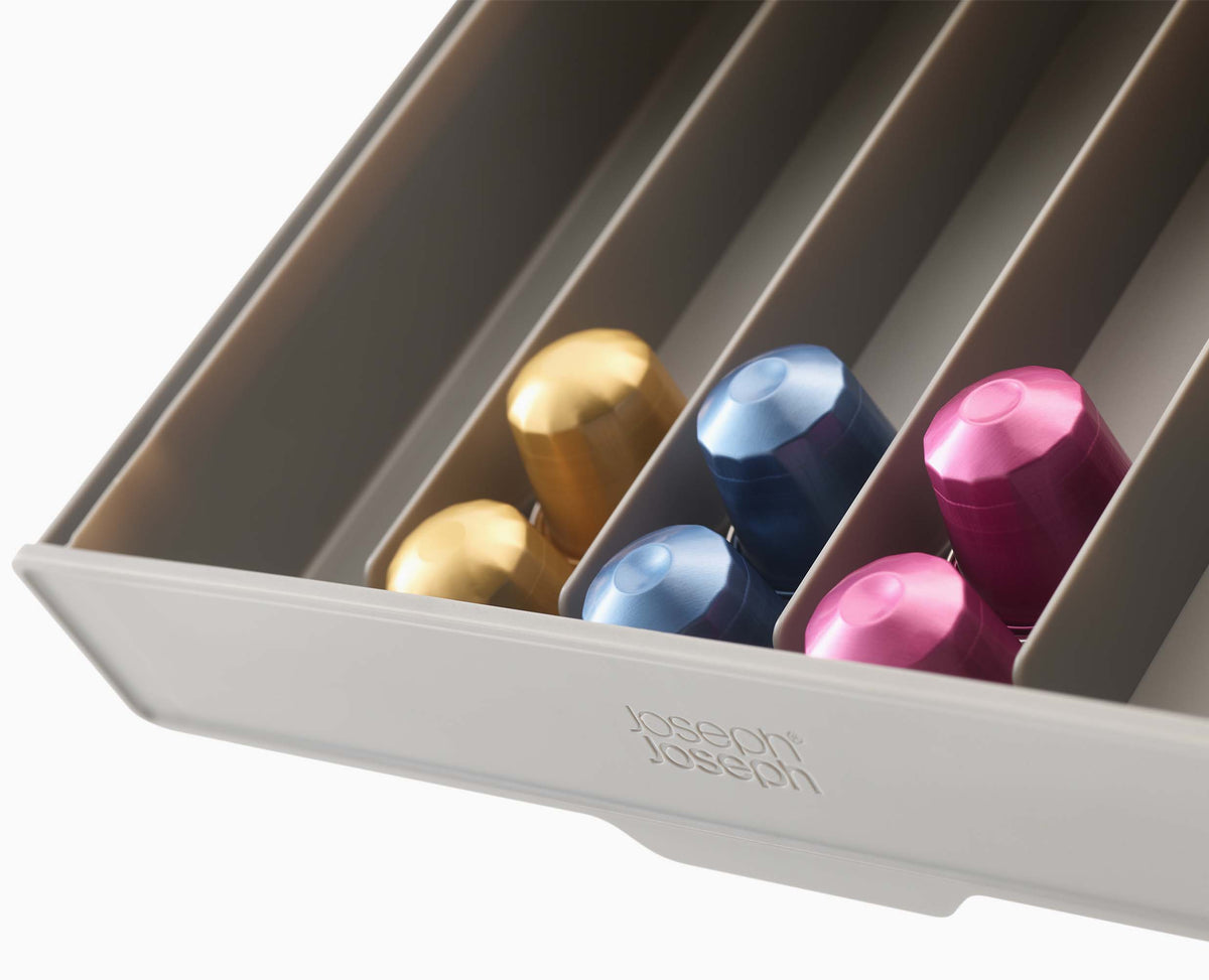 CupboardStore™ Under-shelf Coffee Pod Drawer | Joseph Joseph UK