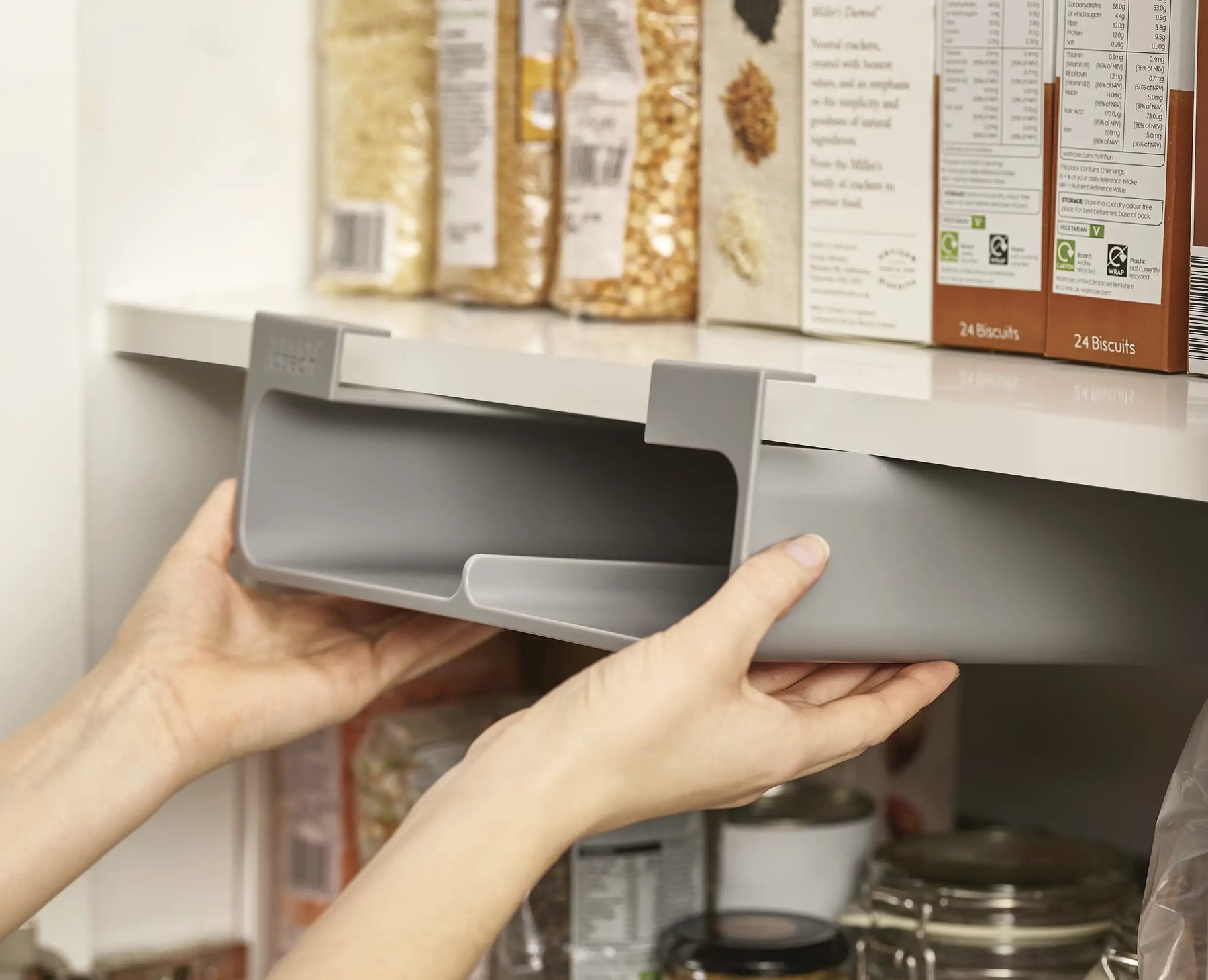 Rack for foil discount and plastic wrap