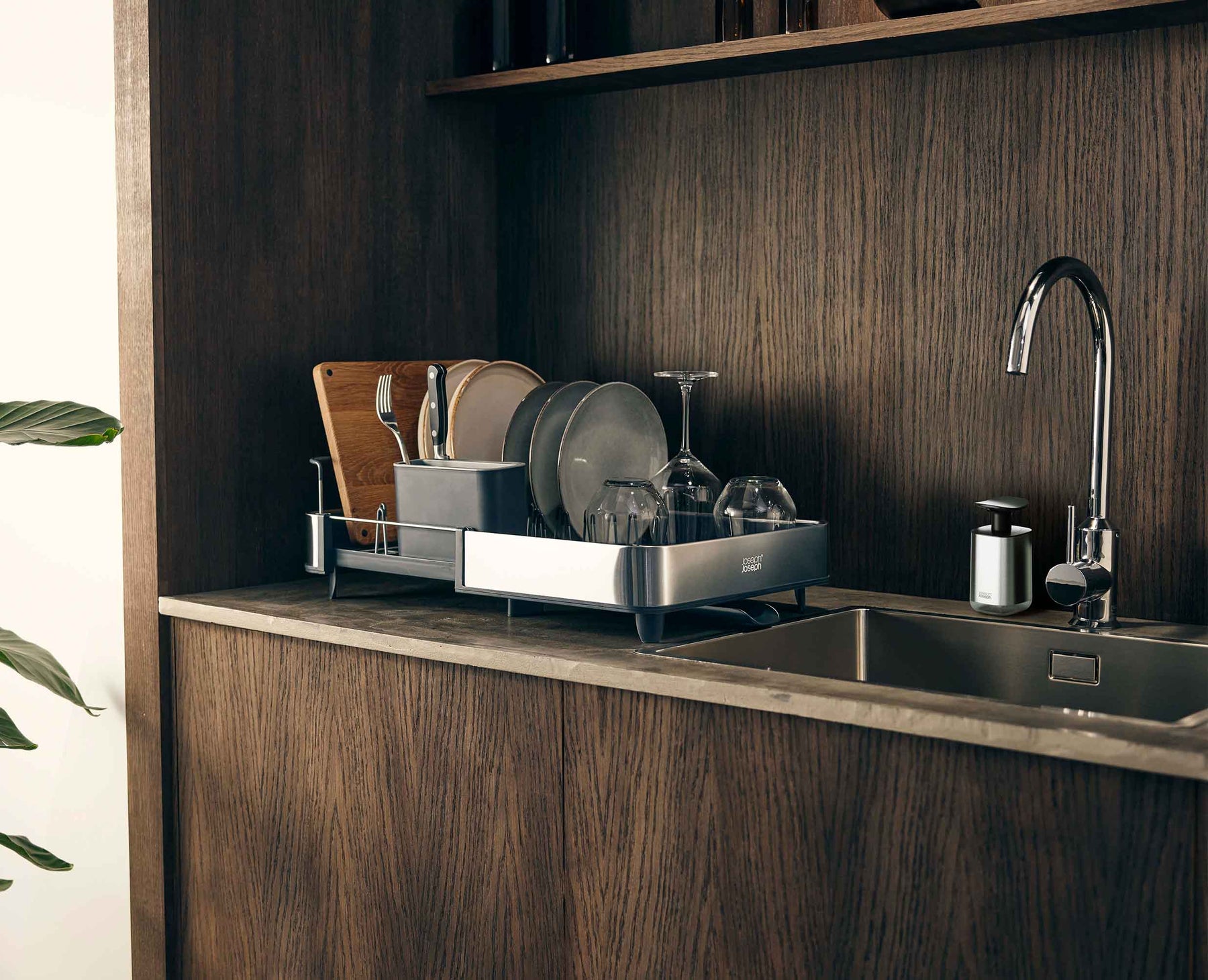 Joseph Joseph - Winter Sale up to 50% off 4 2-piece Stainless-steel Sink Organisation Set